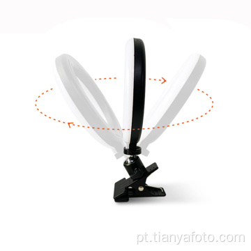 6 &quot;Led Desktop Mini Ring Light com braçadeira